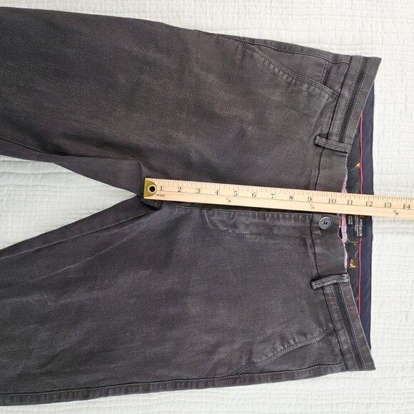 Tailored Recreation Premium Pants Men's 34x34 Black Chambray EUC Stretch TRD-203 - Picture 5 of 16